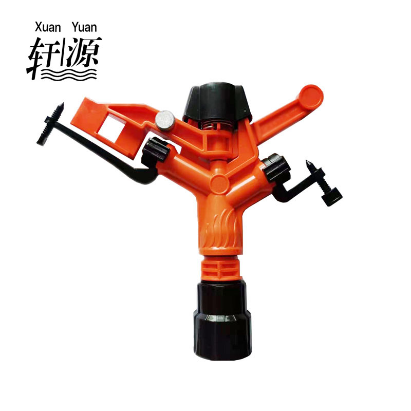 3/4 1inch Orange Impact  Irrigation Sprinkler for Field Farm Irrigation 