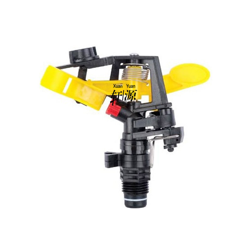1/2inch Angle-Controllable Impact Sprinkler Yellow Garden Field Irrigation