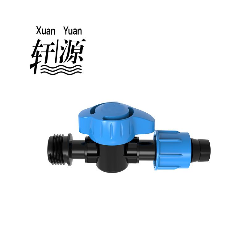 Mini Valve Thread&Lock Valve Drip Tape Irrigation Offtake Valve