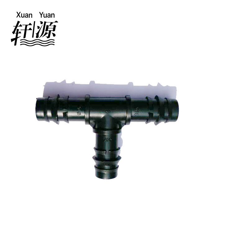 Hose Fitting Tee for LDPE Pipe for Irrigation System 16-32mm
