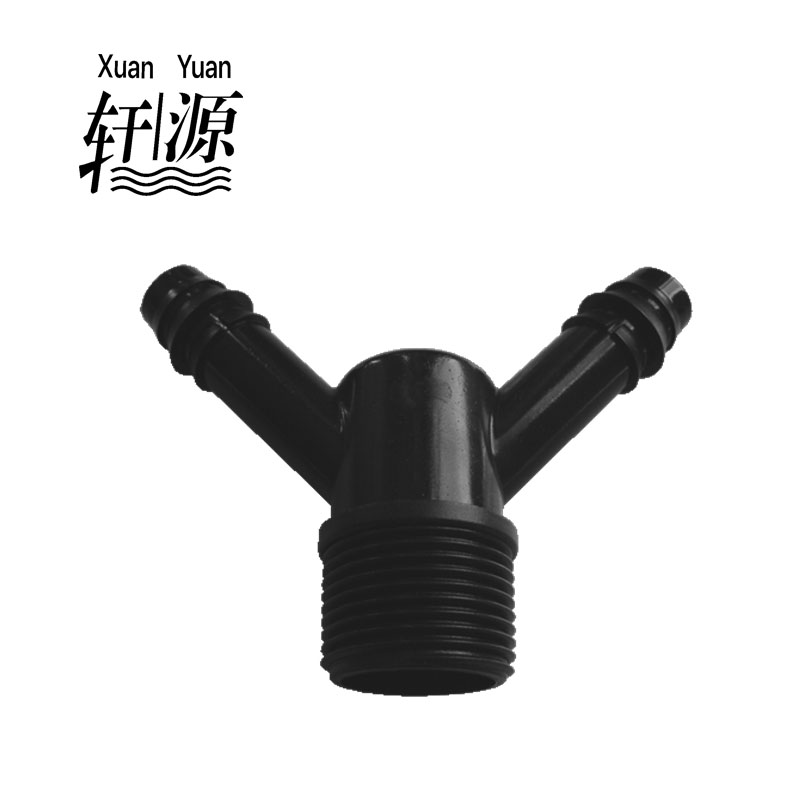 plastic Y Fitting Y Model Barb*Male Thread Fitting