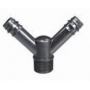 plastic Y Fitting Y Model Barb*Male Thread Fitting